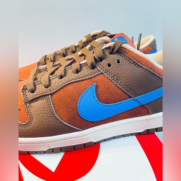 Nike Dunk Low Retro PRM (DR9704-200) Cacao Wow/Comet Blue Men’s Sz 10.5 - Picture 6 of 8